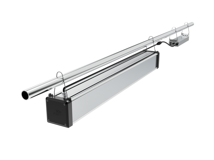 Greenhouse / High-bay top lighting / Single Bar / 3x5 tents: 720w Mammoth Lighting Nova Sun Series with Emerald Green + Red Terp Boost Spectrum