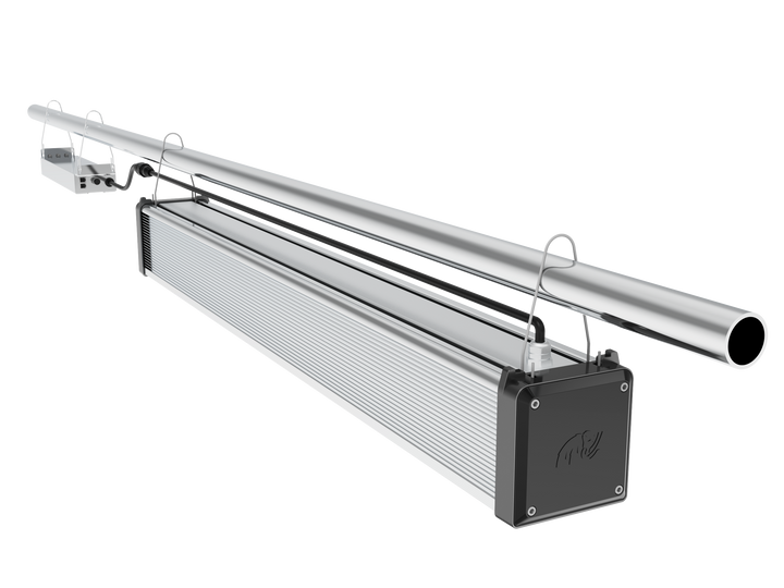 Greenhouse / High-bay top lighting / Single Bar / 3x5 tents: 720w Mammoth Lighting Nova Sun Series with Emerald Green + Red Terp Boost Spectrum